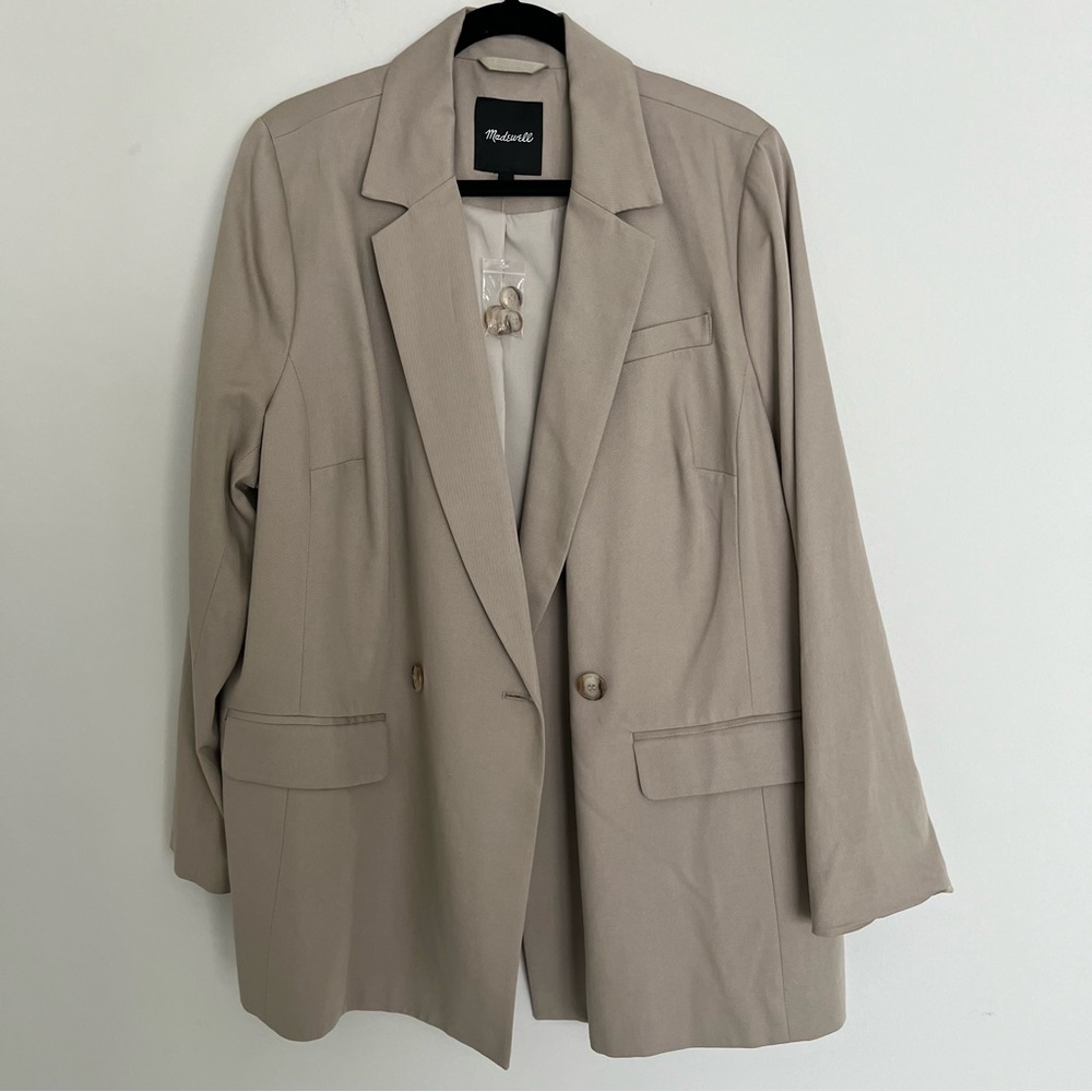 Madewell Caldwell Double Breasted Blazer 1X